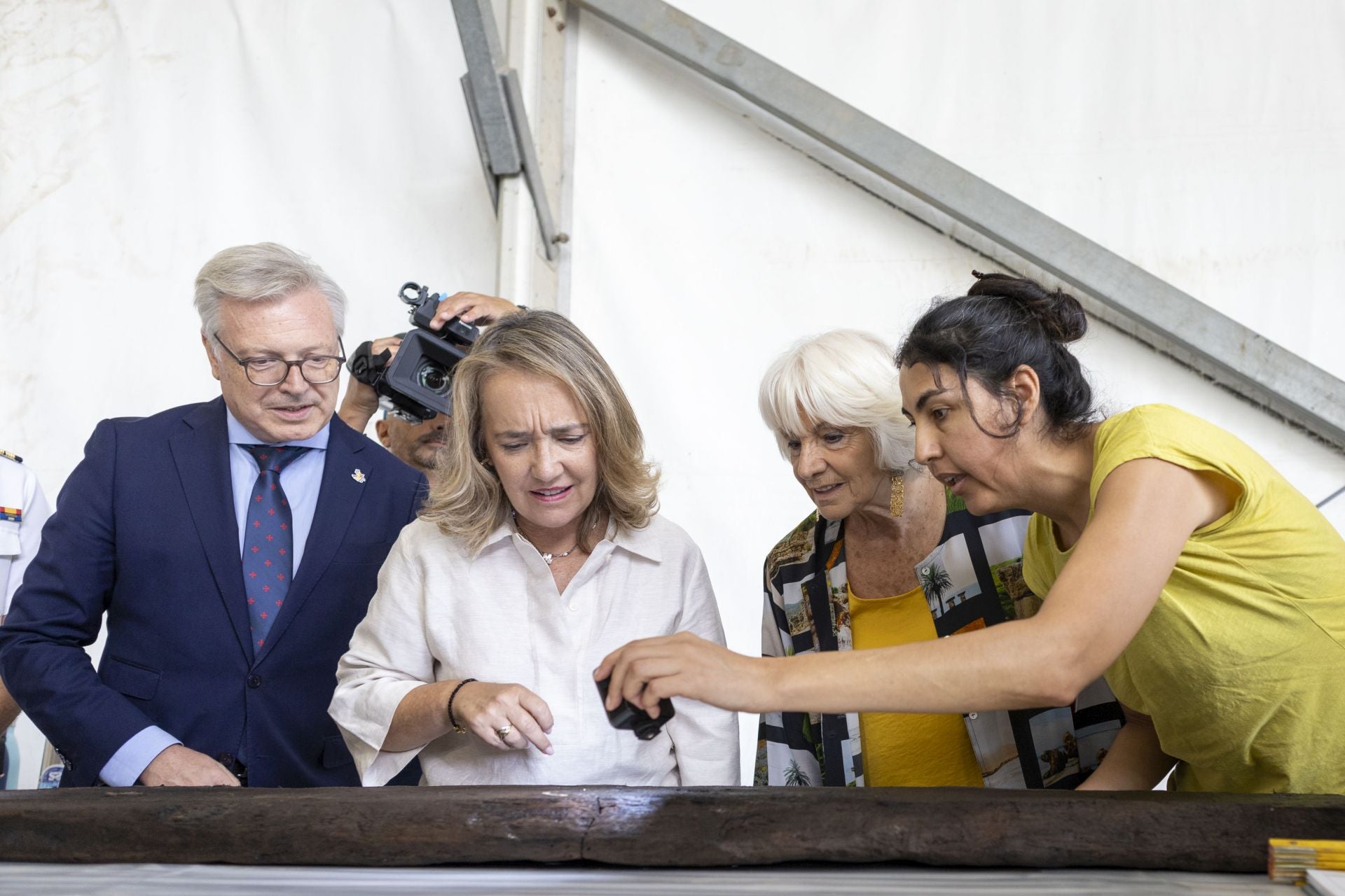 Fotos: así se ve parte del galeón del siglo XVII hundido en aguas de Cádiz