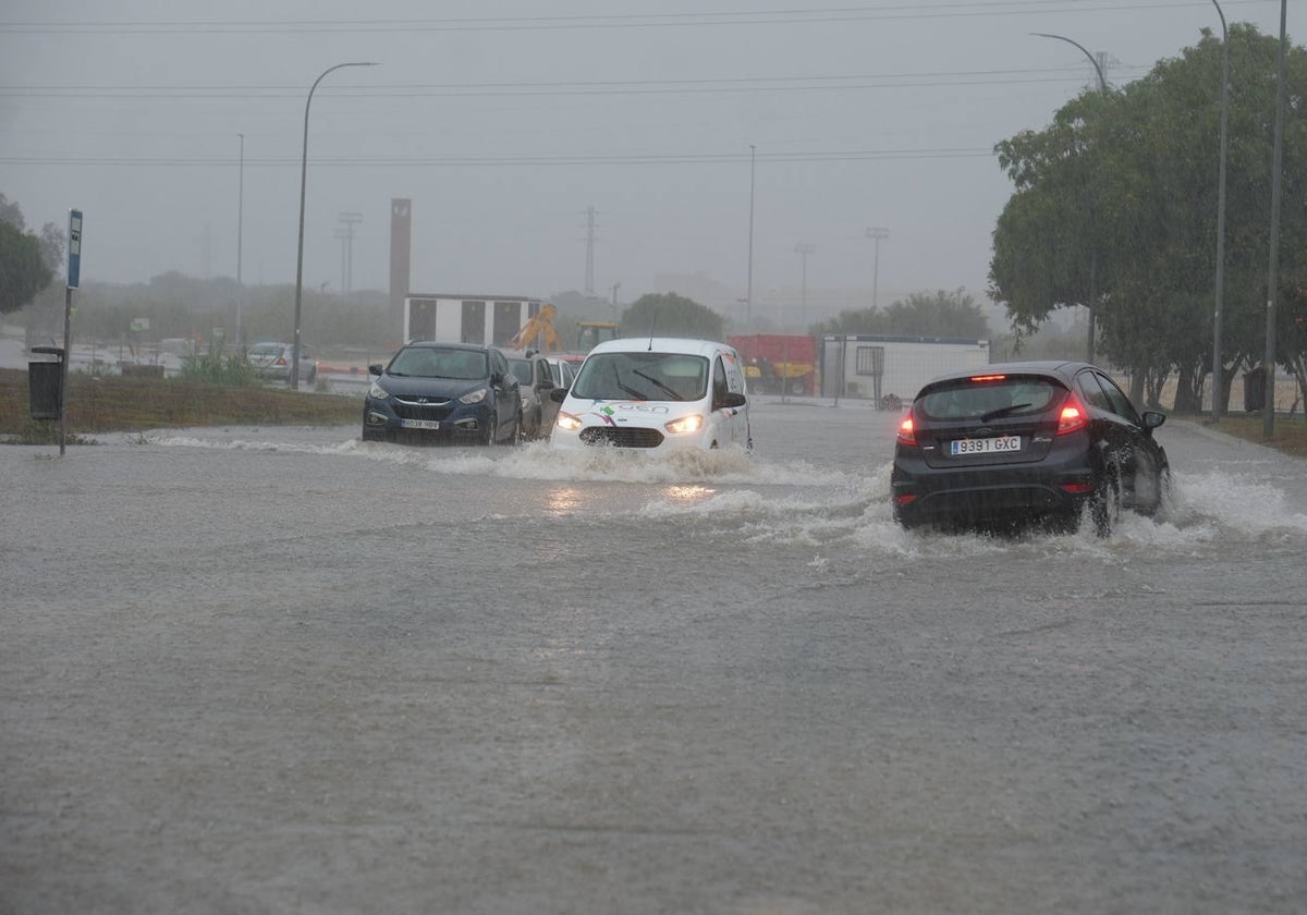 Inundaciones en Puerto Real el pasado sábado