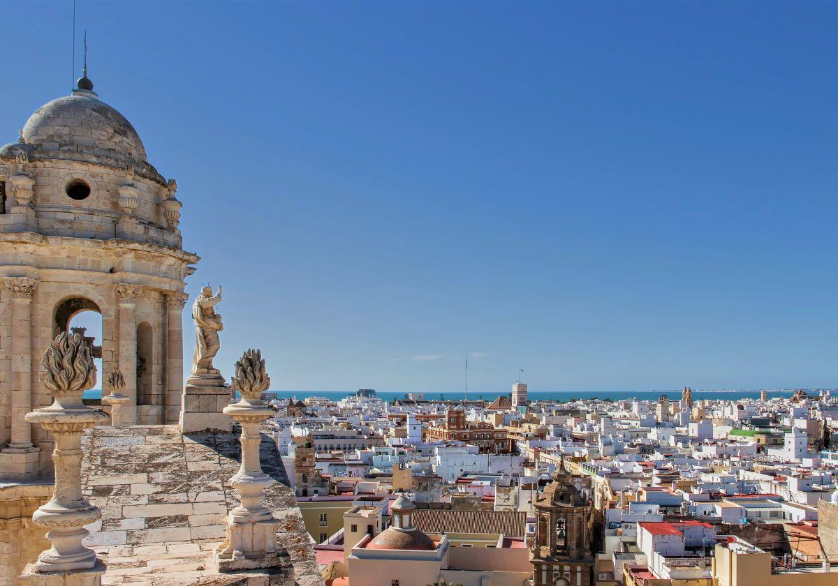 Imagen panorámica de Cádiz