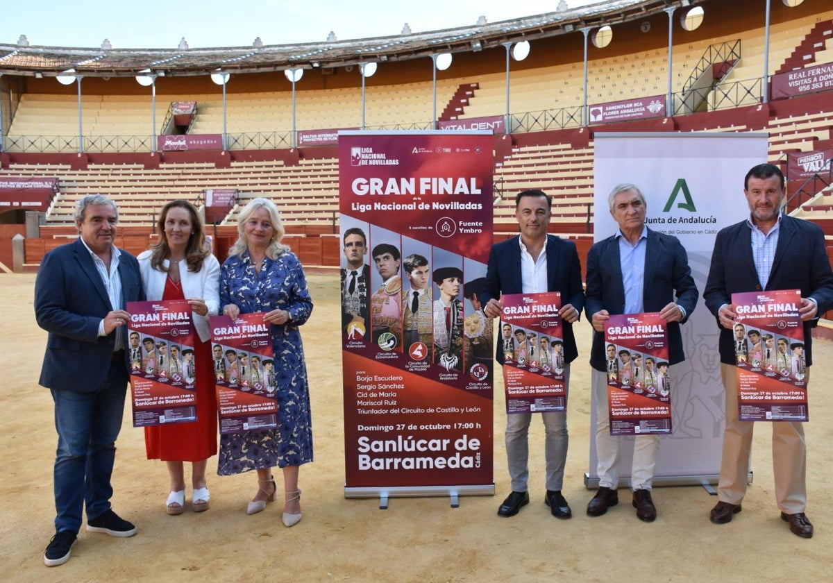 Mercedes Colombo en la presentación de la Gran Final de la Liga Nacional de Novilladas que se celebra en Sanlúcar.