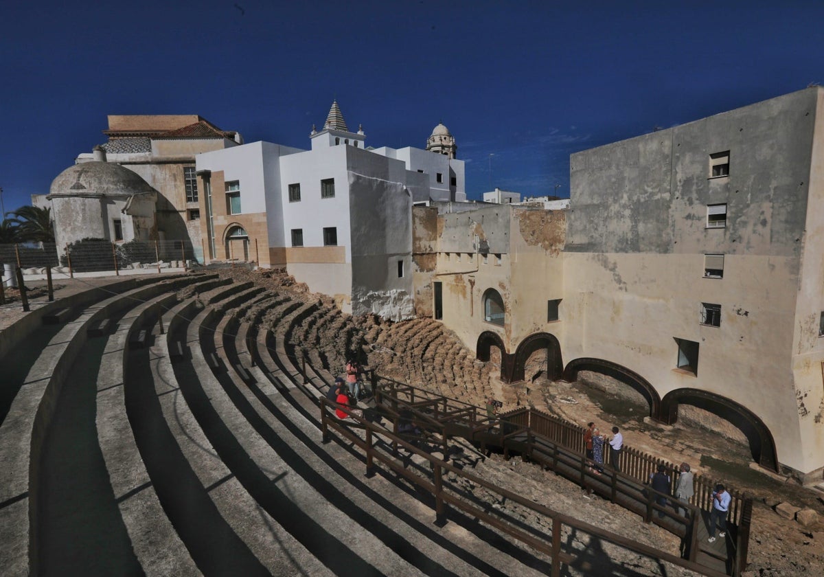 Estado actual del Teatro Romano de Cádiz.