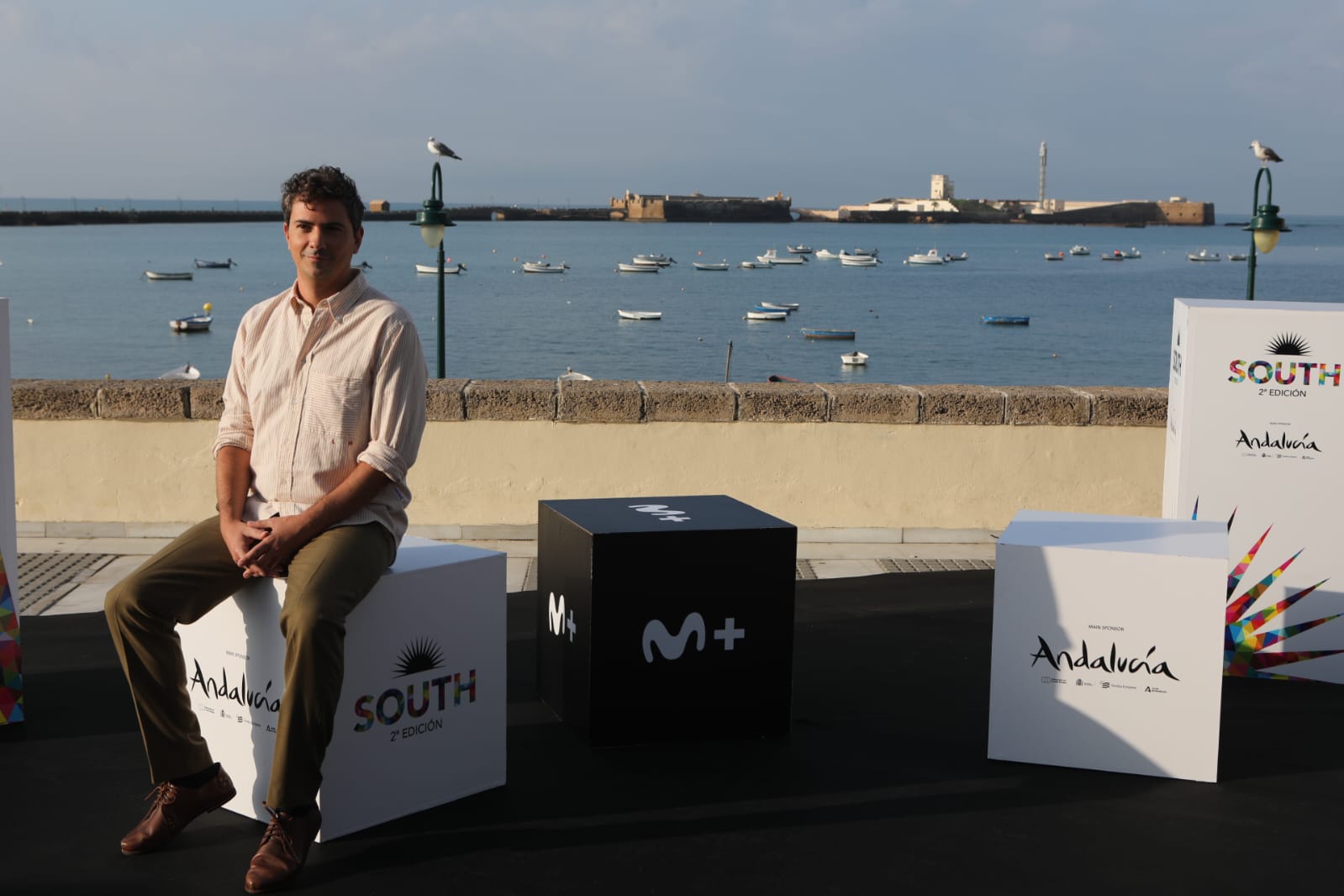 Las imágenes de María Adánez, Javier Gutiérrez, Leonor Watling y Carlos Scholz en la playa de La Caleta