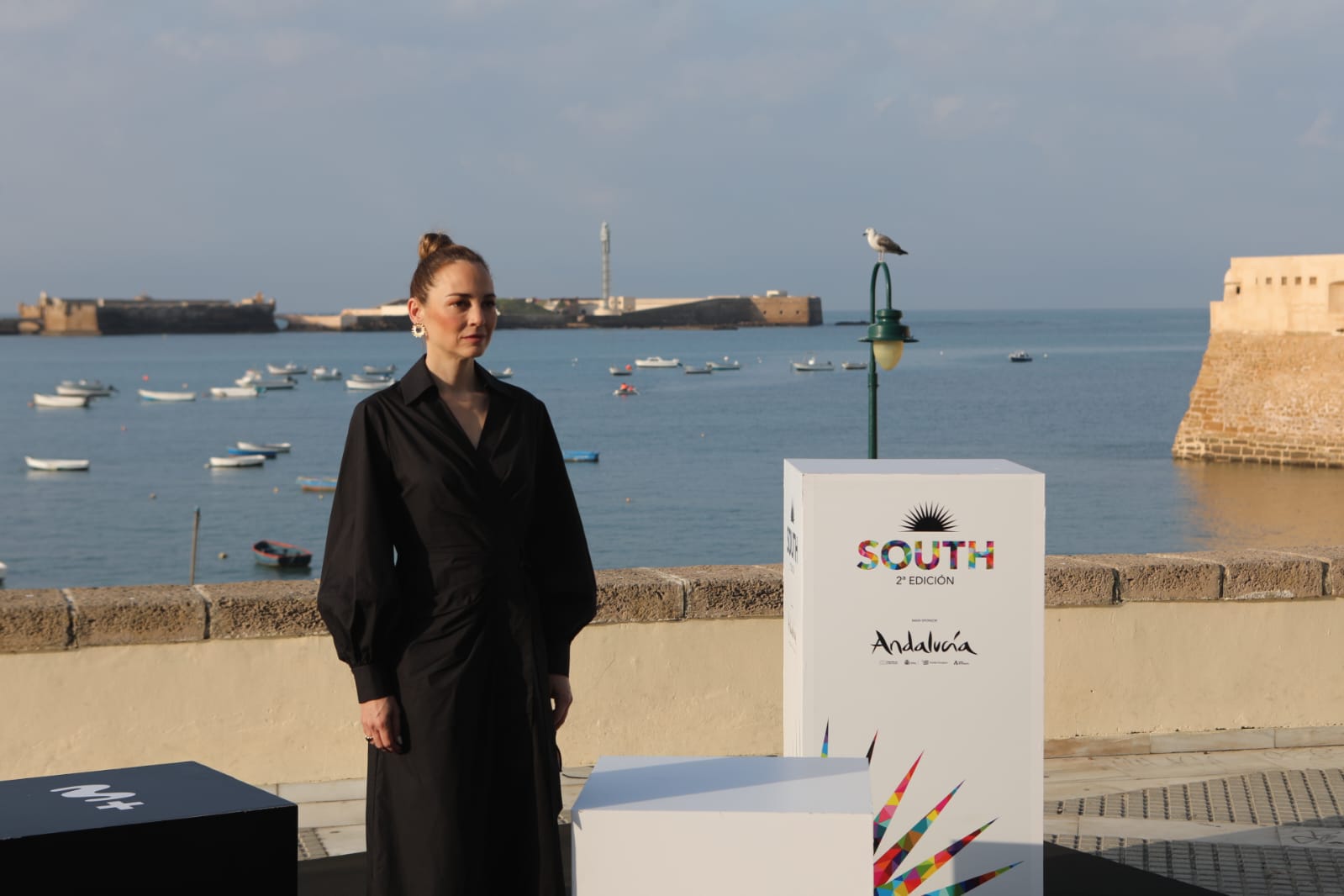 Las imágenes de María Adánez, Javier Gutiérrez, Leonor Watling y Carlos Scholz en la playa de La Caleta