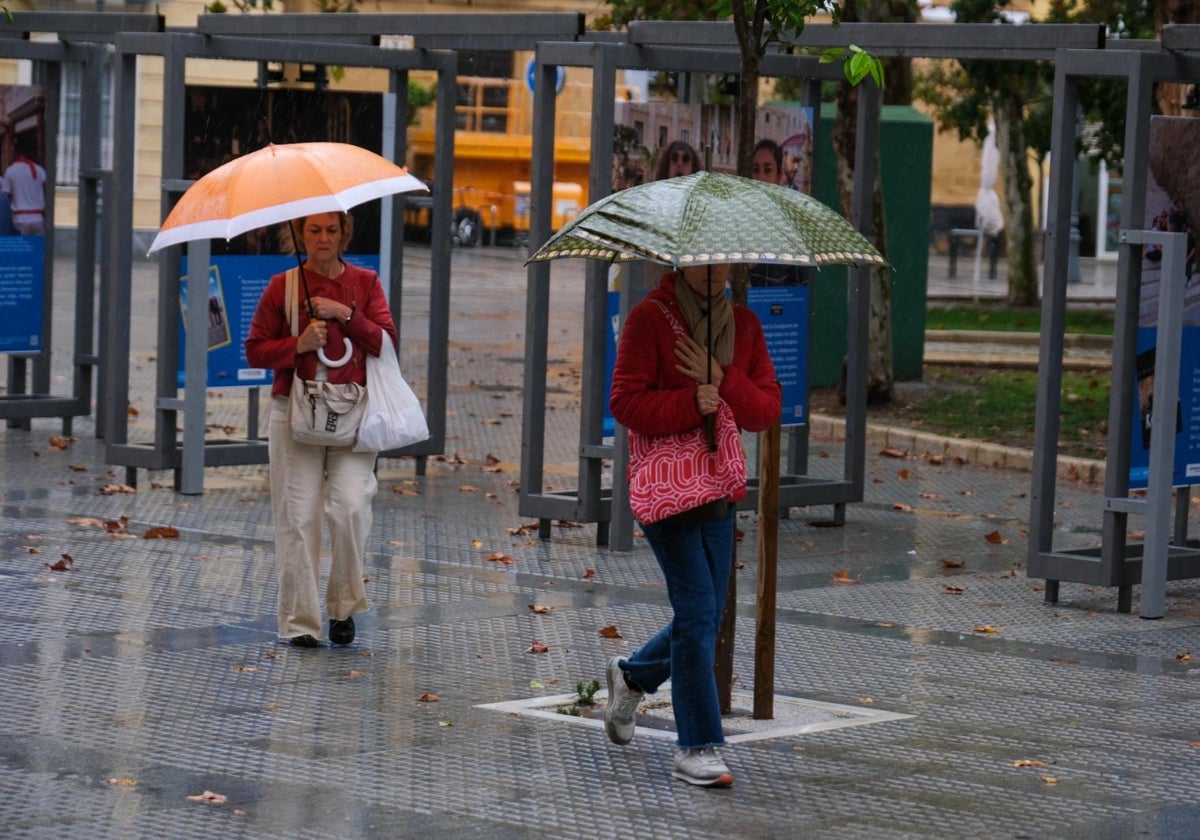 Activada la alerta naranja por lluvias en la provincia de Cádiz