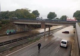 Alerta roja por lluvias en la campiña de Jerez