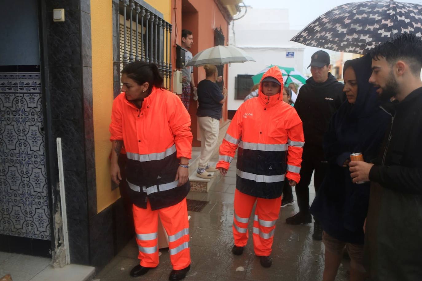 Fotos: La barriada del Buen Pastor en San Fernando anegada por las lluvias