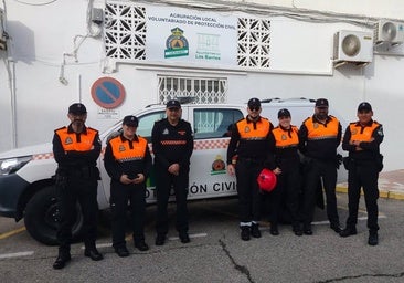 Voluntarios de Protección Civil parten de Los Barrios para ayudar a afectados por la DANA en Valencia