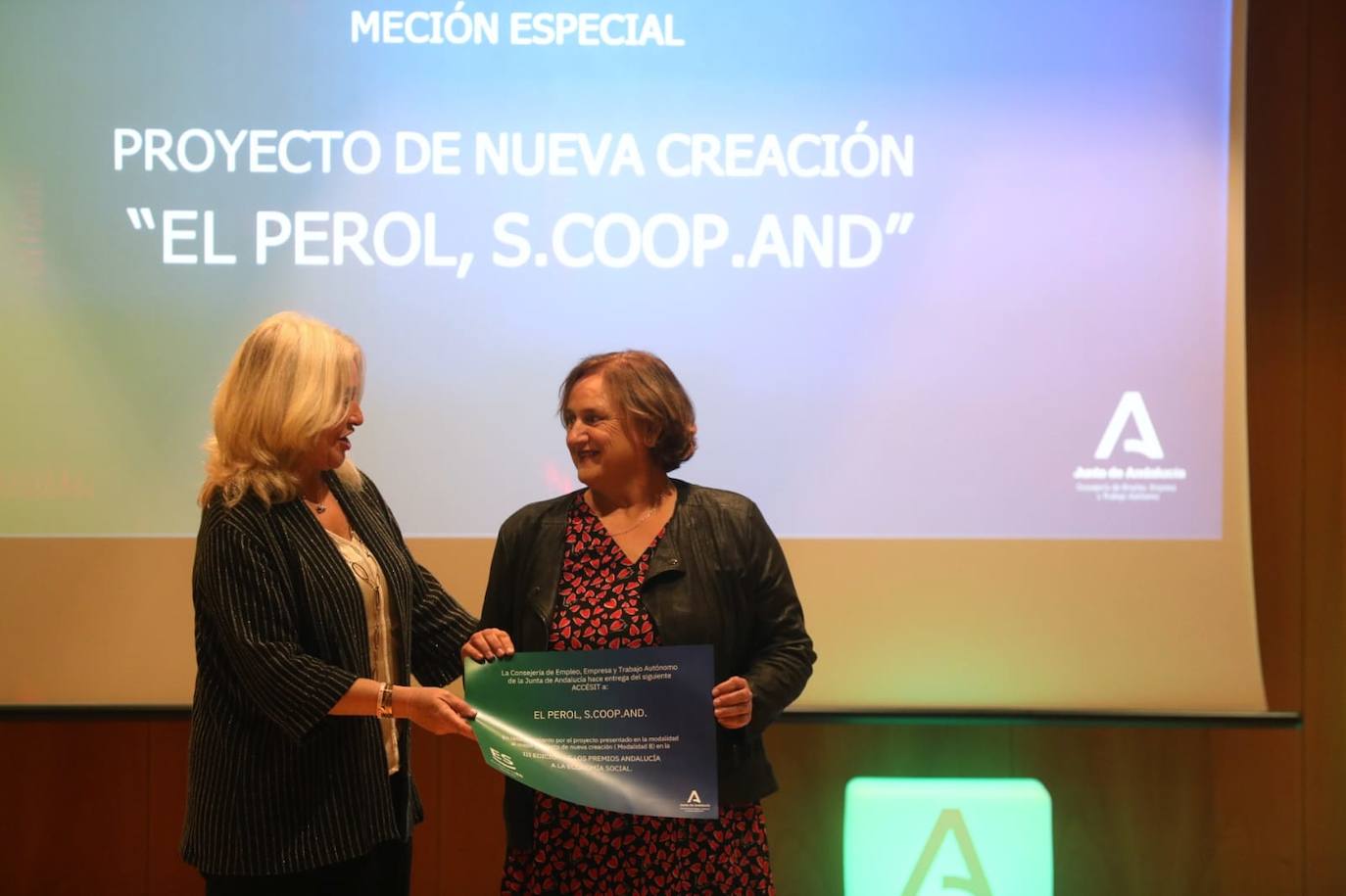 Fotos: Covirán, DCOOP, Naturales del Sierro, Bold Womban y Carmen Guzmán, reconocidos por su contribución a la economía social