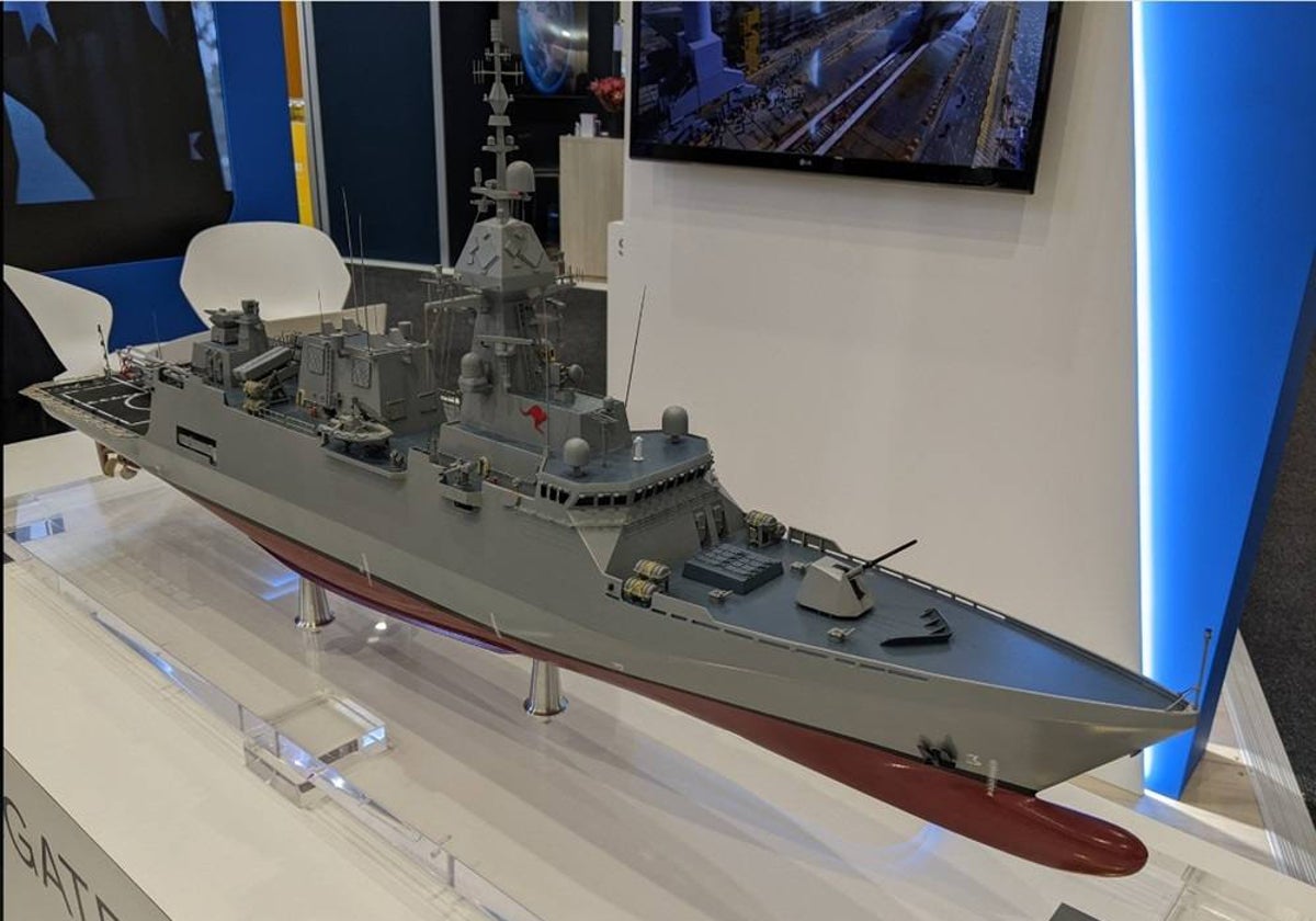 Prototipo de la fragata Alfa 3000, diseñada por Navantia