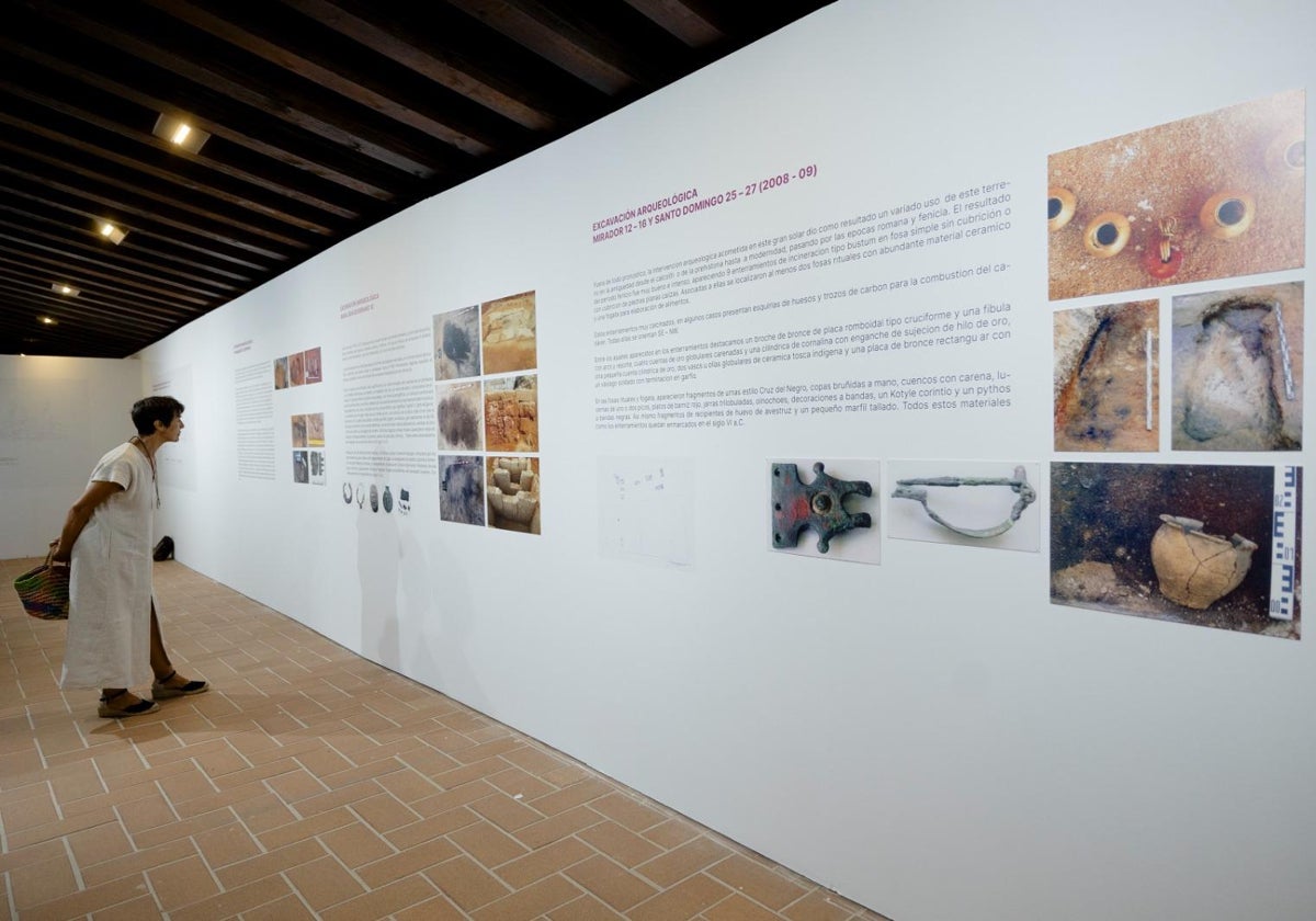 La exposición de Procasa sobre los hallazgos arqueológicos de la época fenicia se prolongará hasta finales de este mes