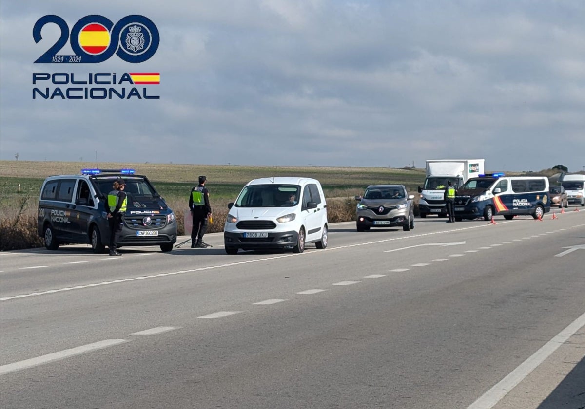 Policía Nacional en Rota.