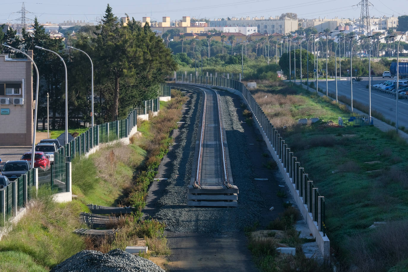 Fotos: Así están las obras del tren de La Cabezuela