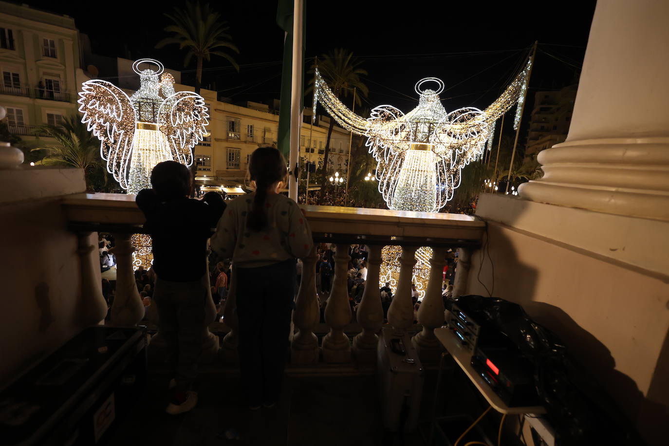 Fotos: Así ha sido la inauguración de Navidad 2024 en Cádiz