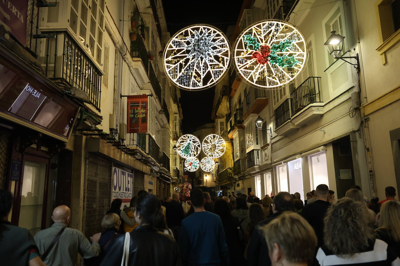 Fotos: Así ha sido la inauguración de Navidad 2024 en Cádiz