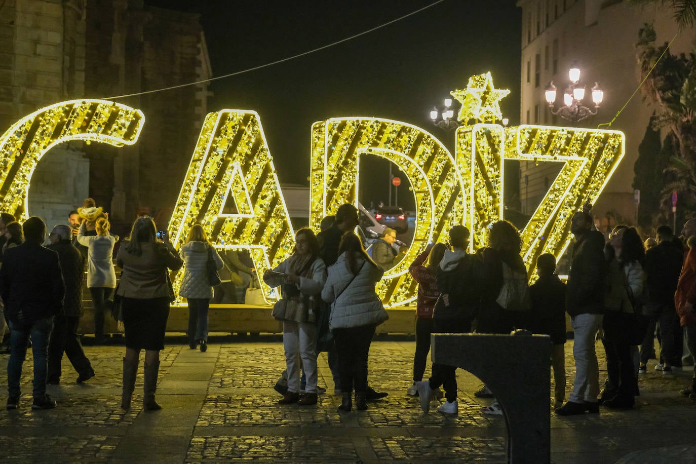 Fotos: Así brilla Cádiz con su alumbrado de Navidad