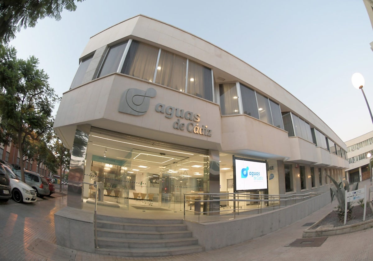 Sede de la empresa municipal Aguas de Cádiz.