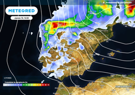 Cambio de tiempo con lluvia y nieve: podría llegar una DANA