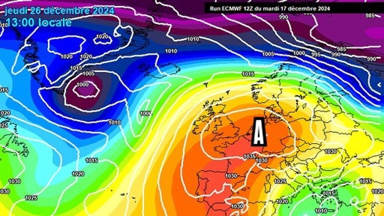 Anticiclón de invierno a la vista: así se presenta el tiempo en Cádiz para estas Navidades