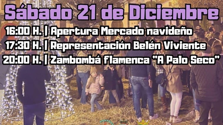 Un pequeño pueblo de Cádiz celebra este fin de semana su Belén viviente con zambombas, mercadillos navideños y varias actividades