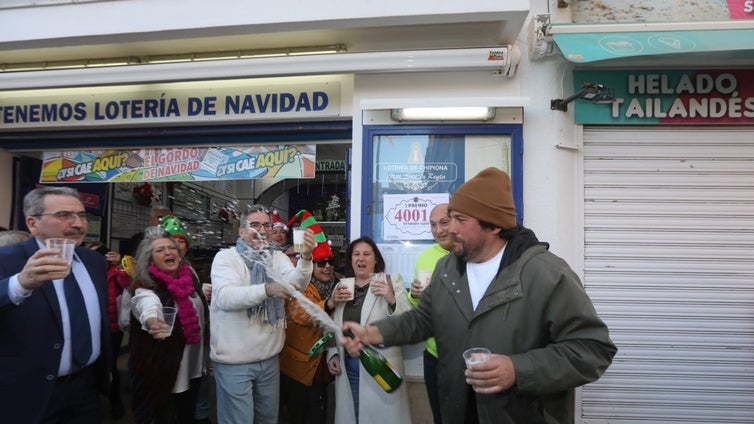 40.014, el segundo premio de la Lotería de Navidad 2024, deja ¡56 millones en Chipiona! y también su huella en Puerto Real