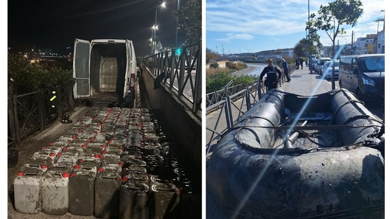 Una narcolancha con 4.100 litros de gasolina por el Río Iro