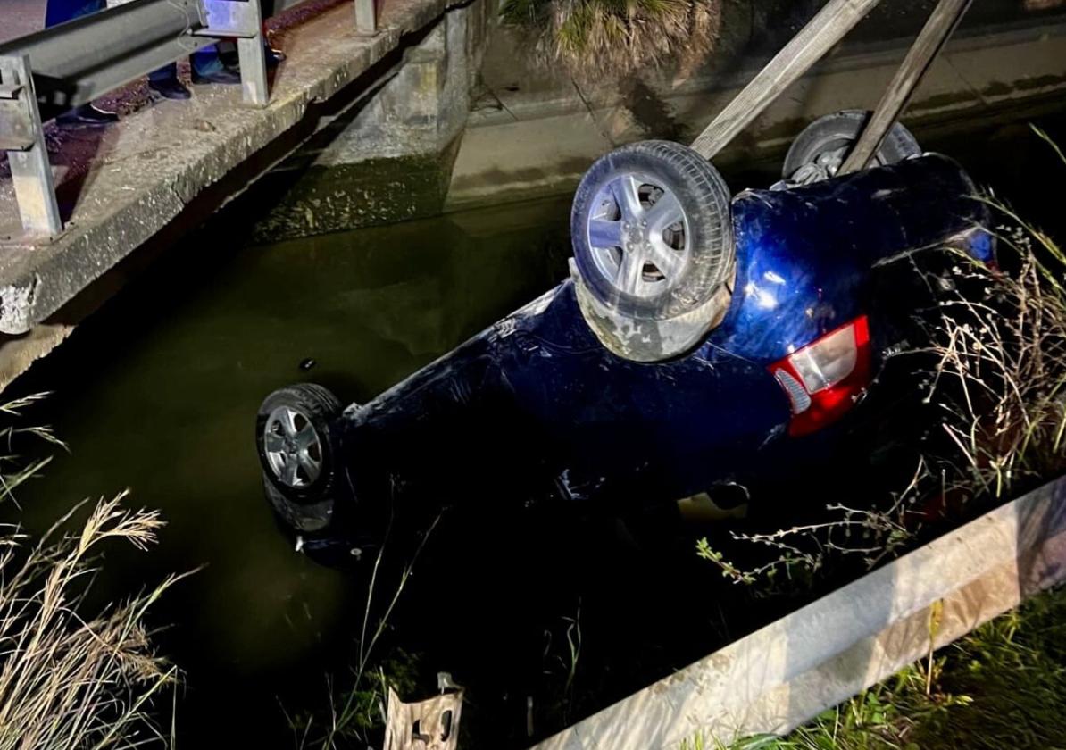 El accidente ha ocurrido en la CA-4104 de Arcos.