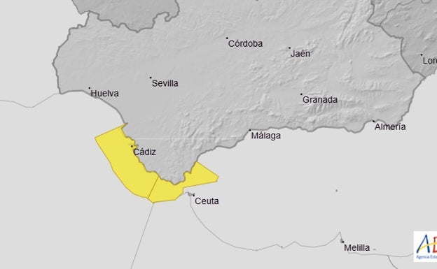 Nueva jornada con Cádiz en aviso amarillo y con leve descenso de las temperaturas