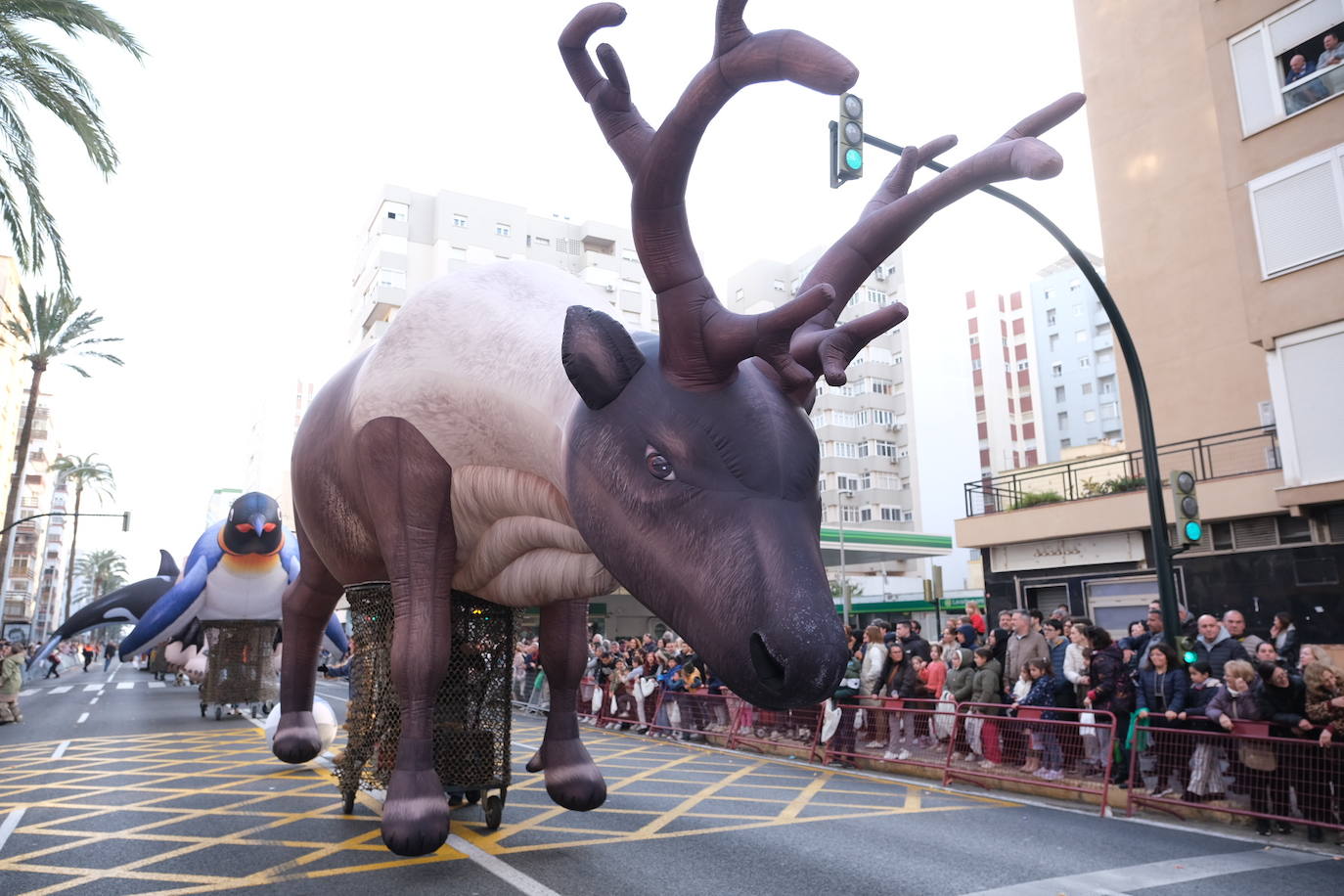 FOTOS: Melchor, Gaspar y Baltasar protagonizan una Cabalgata de cine en Cádiz en 2025