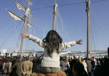 Su nombre, el astillero, la tradición: el buque Elcano y Cádiz, una unión que toma más fuerza con la guardiamarina Leonor