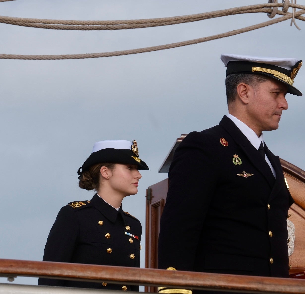 Fotos: La princesa Leonor embarca en Cádiz en el Juan Sebastián Elcano