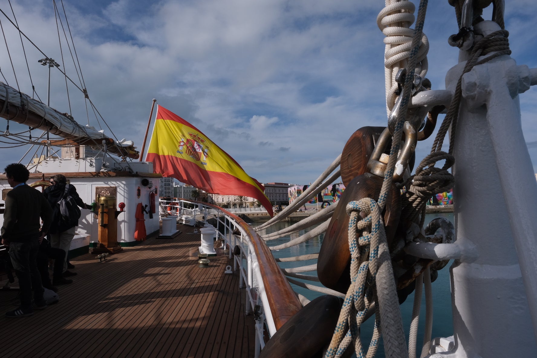 Fotos: La princesa Leonor embarca en Cádiz en el Juan Sebastián Elcano