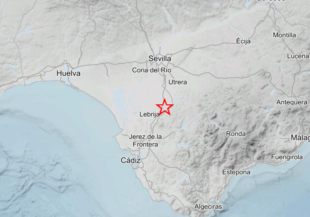 Un terremoto leve, muy cerca de la Sierra de Cádiz esta madrugada