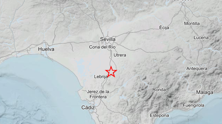 Un terremoto leve, muy cerca de la Sierra de Cádiz esta madrugada