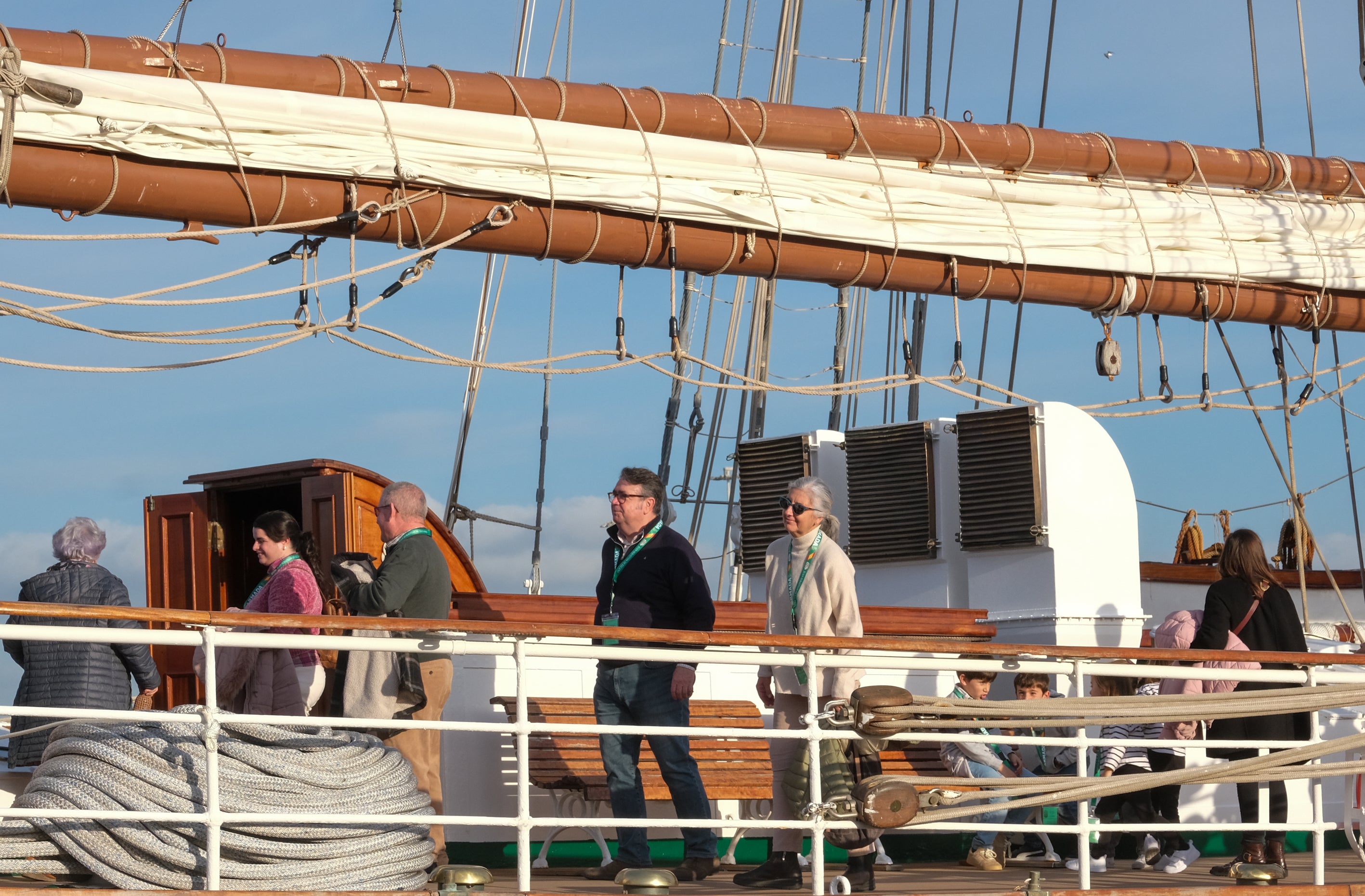 Fotos: Largas colas para poder recorrer Elcano en Cádiz, la casa de la Princesa Leonor los próximos meses