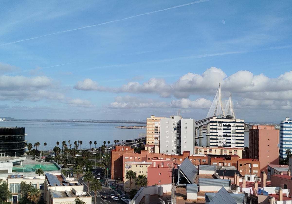 Vistas desde el Residencial las Cortes de Cádiz