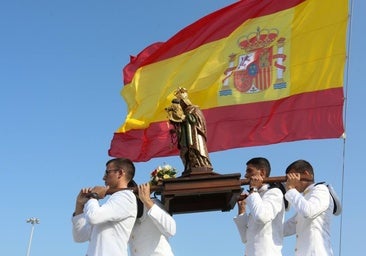 Esta es la Virgen de Cádiz que acompaña a la princesa Leonor durante su travesía en el Juan Sebastián de Elcano