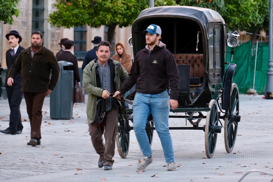 Fotos: Cádiz se convierte en París para el rodaje de &#039;Young Sherlock&#039;