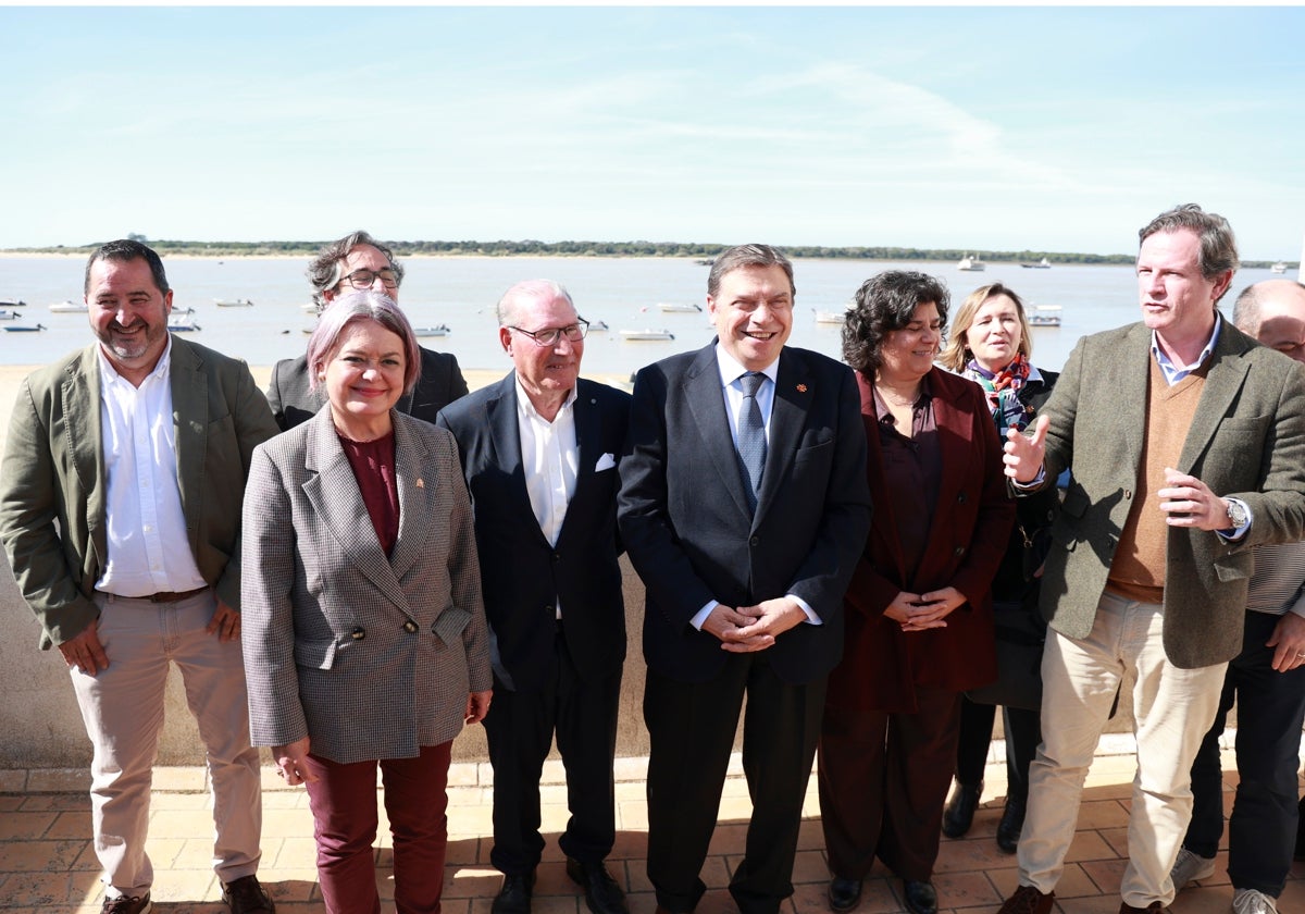 El ministro de Agricultura, Pesca y Alimentación, Luis Planas, hoy jueves en Sanlúcar