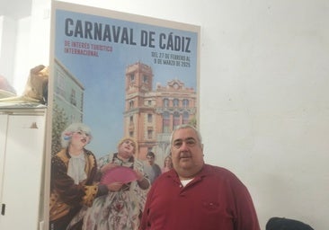 Rufo: «Salir en el cartel del Carnaval de Cádiz ya es para toda la vida»