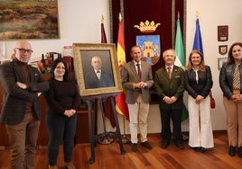 José María Esteban dona el cuadro 'Retrato de Don Francisco González Medina' de Eduardo Vassallo al Museo de Chiclana