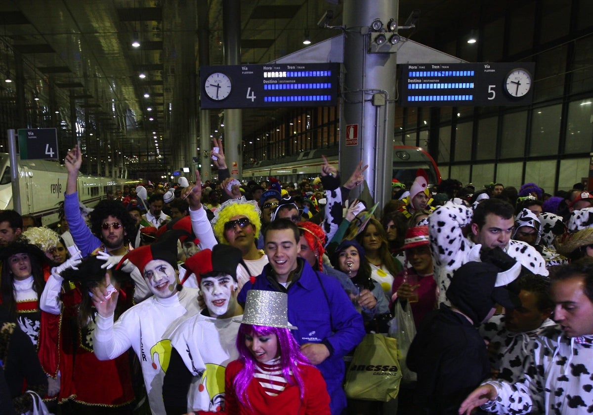 El tren será uno de los medioa de tranaportes más demandados en Carnaval