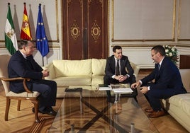 Juan Franco trata con Juanma Moreno la creación de una Zona Económica Especial: «Está dispuesto a ayudarnos»