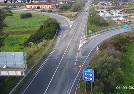 Autopista de Cádiz: reabre la AP-4 en el acceso norte a Jerez, cortada desde este lunes por las fuertes lluvias