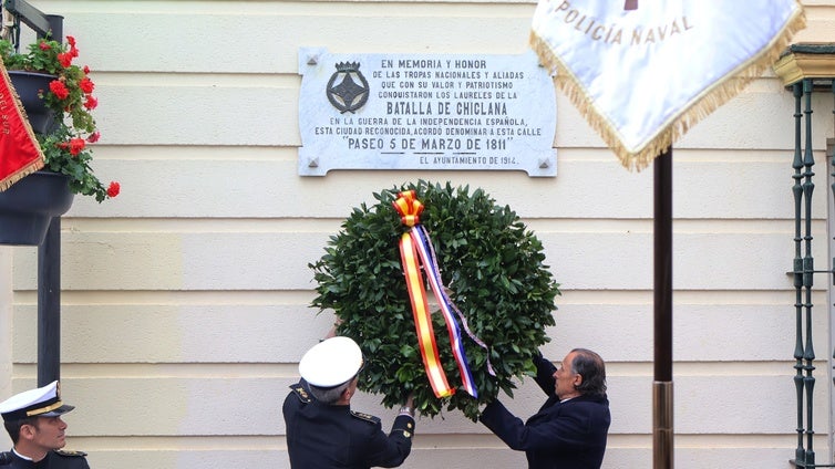 Chiclana conmemora el 214 aniversario de la Batalla de Chiclana