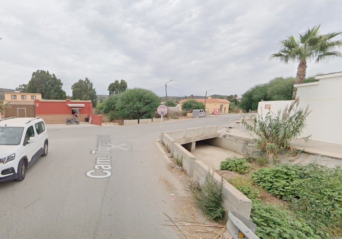 Imagen del arroyo en el Camino de Torrenueva antes de las lluvias