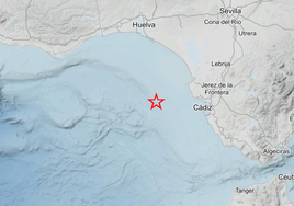 Cuatro terremotos en el Golfo de Cádiz en apenas 15 horas