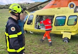 Rescate de un parapentista accidentado en Algodonales