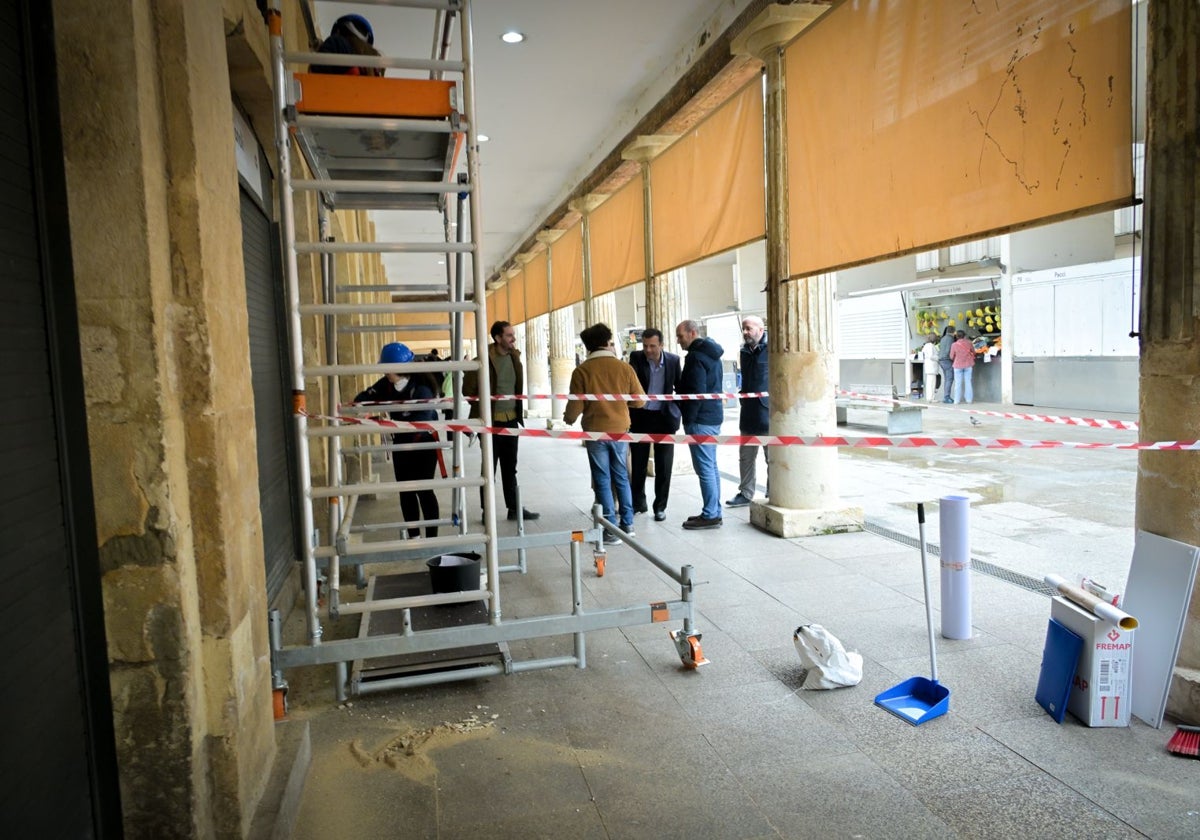 Obras en el Mercado Central