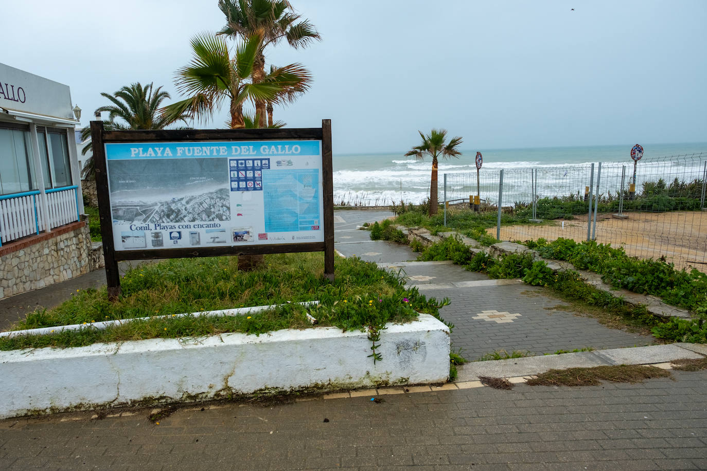 Fotos: Así están las playas gaditanas tras las fuertes lluvias