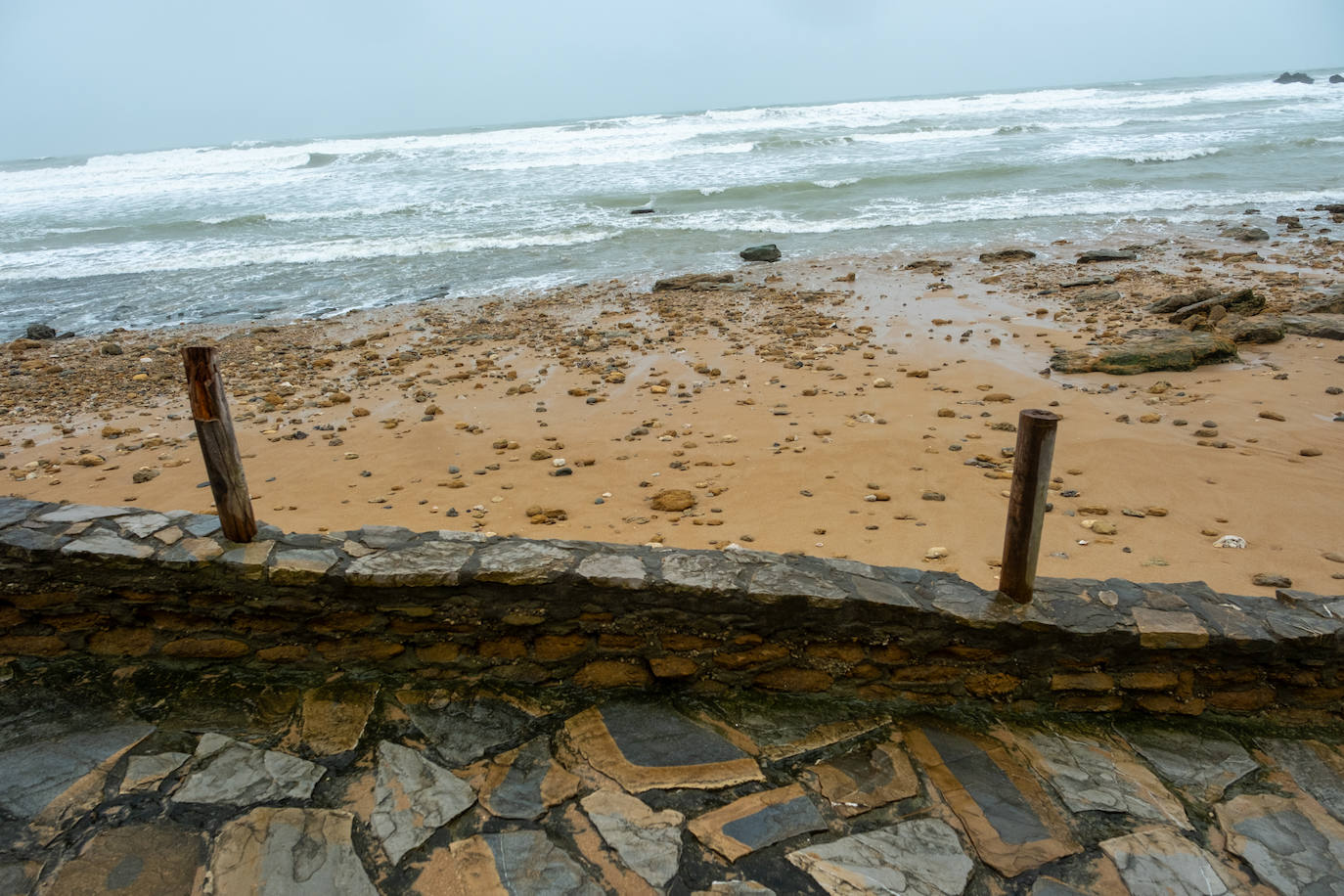 Fotos: Así están las playas gaditanas tras las fuertes lluvias